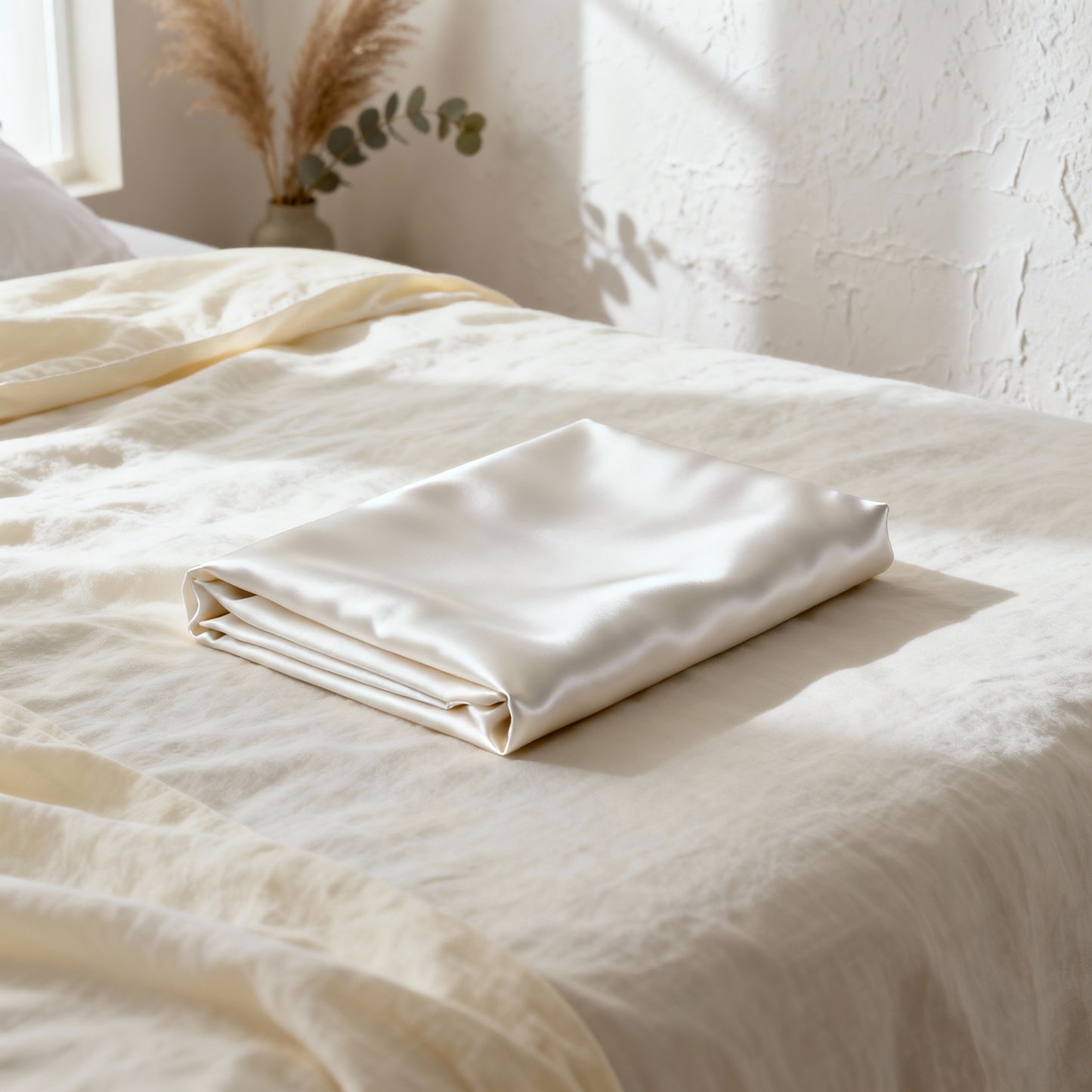 Taie d'Oreiller Soie Mulberry Anti-Âge